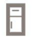 Cabinet door icon