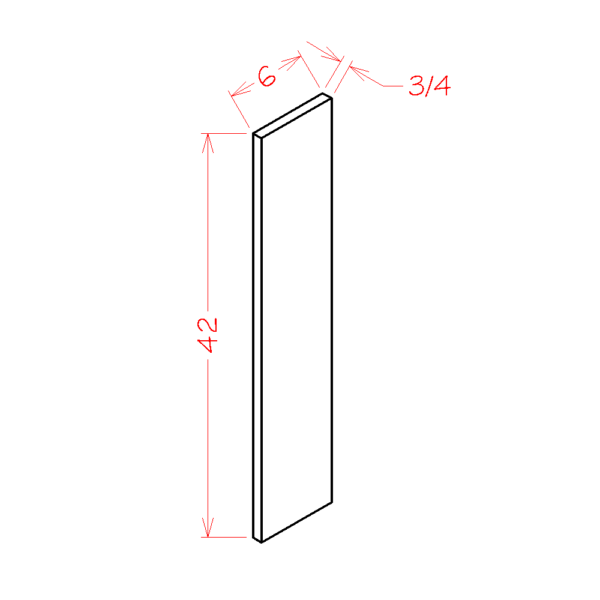 F642 Torrance White Wall / Base Filler