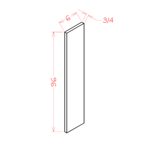 F696 Torrance White Tall Filler