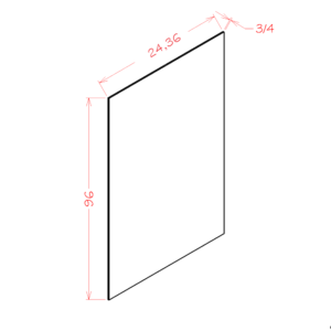 S3696 Torrance White Shelf Board