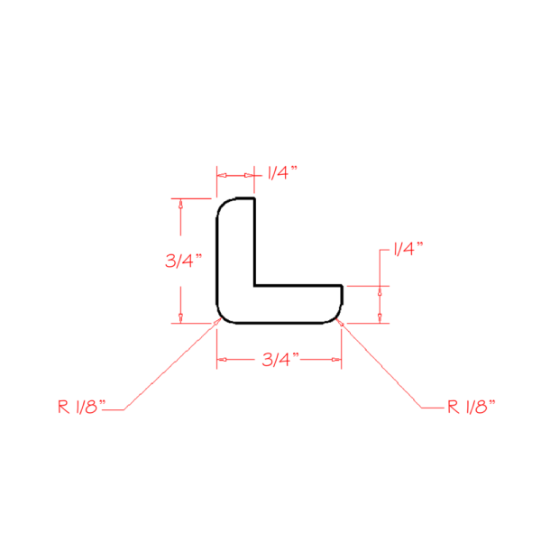 OCM Torrance White Outside Corner Molding