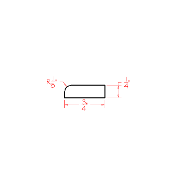 SCR Torrance White Scribe Molding