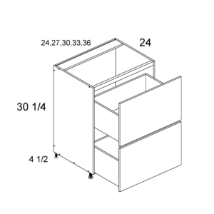 RB2DB36 Torino White Pine Range Cabinet