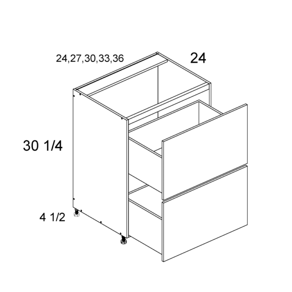 RB2DB36 Torino White Pine Range Cabinet