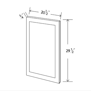 BDD21 Maple Honey Base Decorative Panel