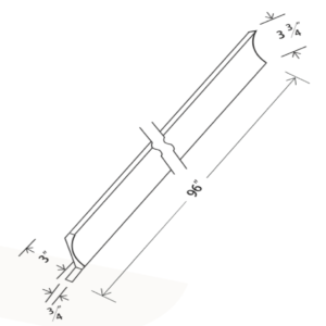 COV Maple Honey Crown Molding