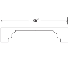 FBM96 Maple Honey Furniture Base