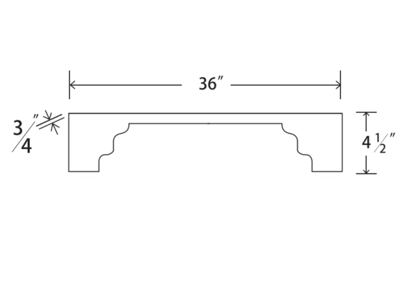 FBM96 Maple Honey Furniture Base