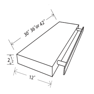 FS42 Maple Honey Floating Shelf