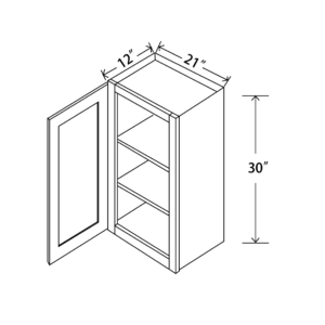 W2130 Maple Honey Wall Cabinet
