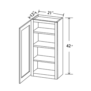 W2142 Maple Honey Wall Cabinet