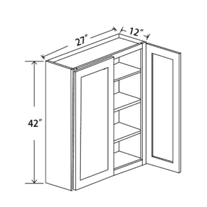 W2742 Maple Honey Wall Cabinet