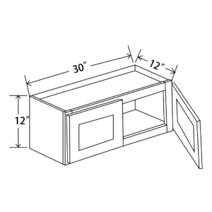W3012 Maple Honey Wall Cabinet