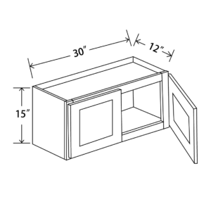 W3015 Maple Honey Wall Cabinet