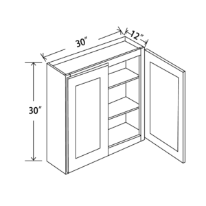 W3030 Maple Honey Wall Cabinet