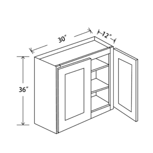 W3036 Maple Honey Wall Cabinet