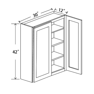 W3042 Maple Honey Wall Cabinet