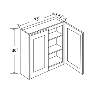W3330 Maple Honey Wall Cabinet