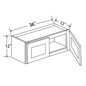 W3612 Maple Honey Wall Cabinet