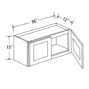 W3615 Maple Honey Wall Cabinet