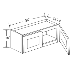 W3618 Maple Honey Wall Cabinet