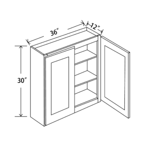 W3630 Maple Honey Wall Cabinet