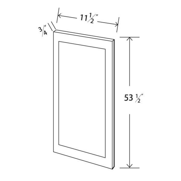 ND2WDD54 Maple Honey Decorative Door Panel