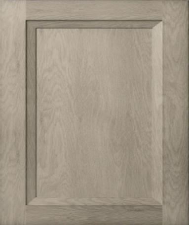 Closeup picture of the Oxford Mist cabinet door.