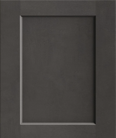 Closeup picture of the Shaker Cinder cabinet door.
