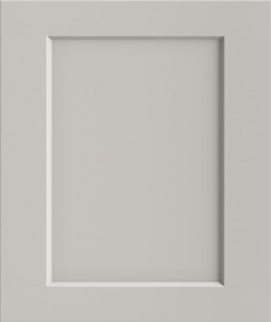 Closeup picture of the Shaker Dove cabinet door.